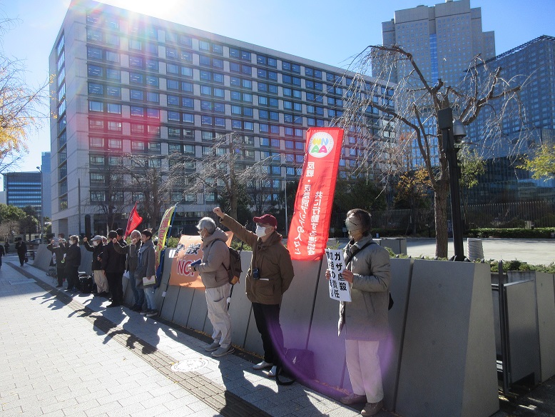 12・4　東京　憲法審査会抗議行動